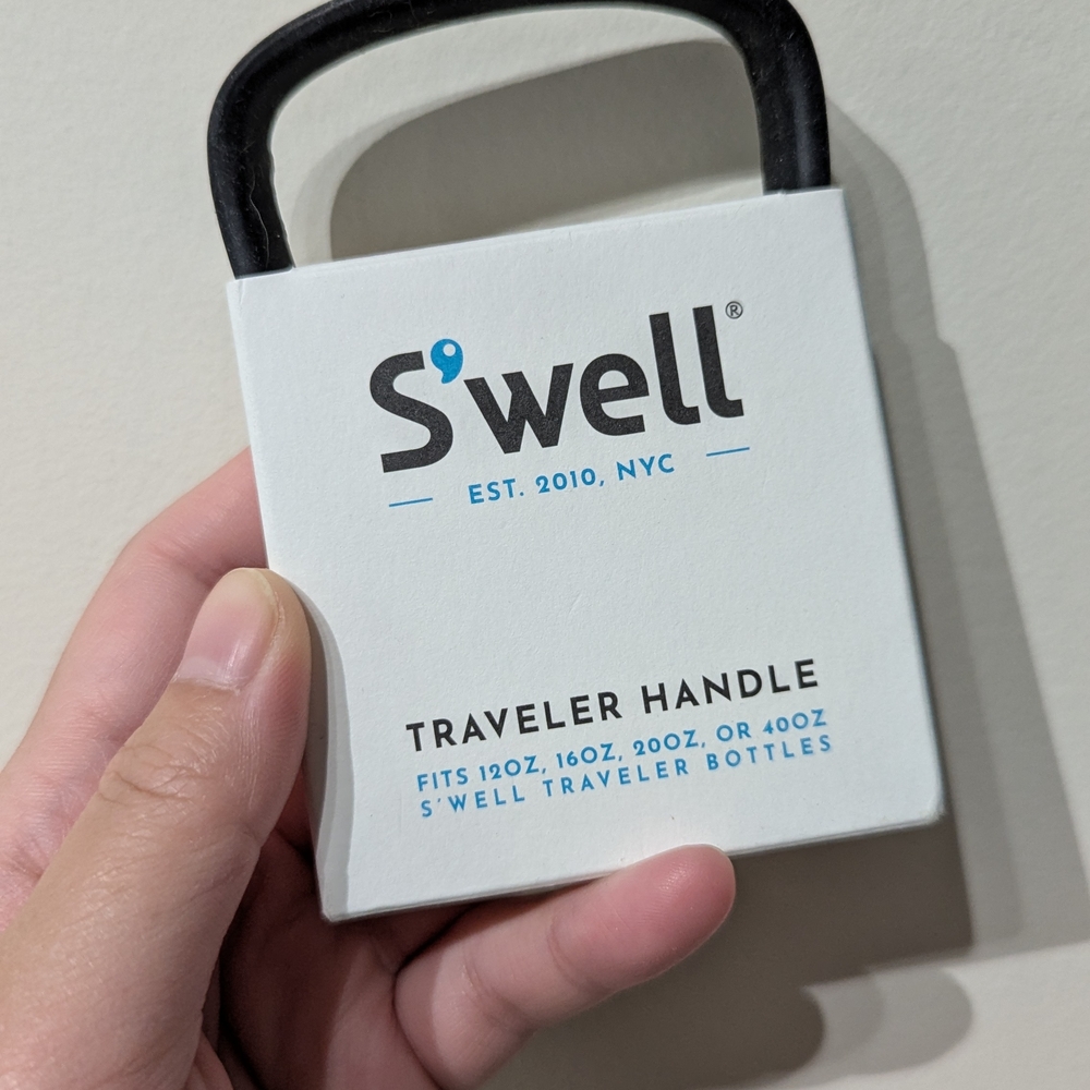 S'well Onyx Traveler Handle